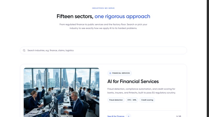 Preview of the AI for Industries hub
