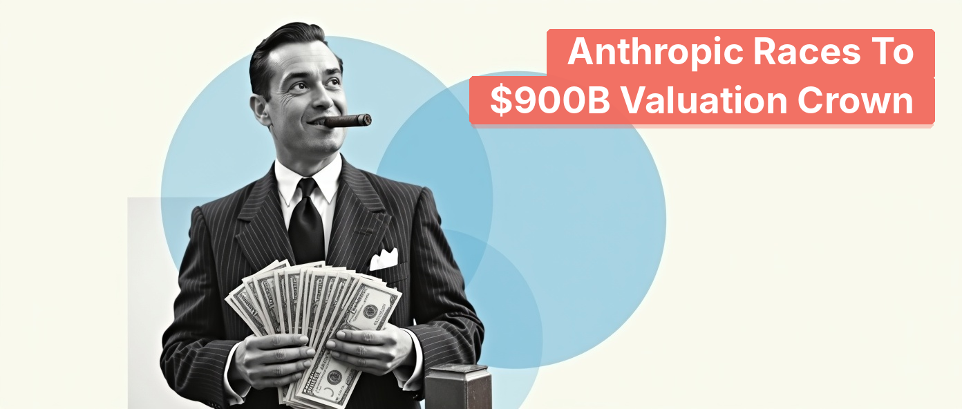 Vintage banker in pinstripes fanning out a thick stack of cash.