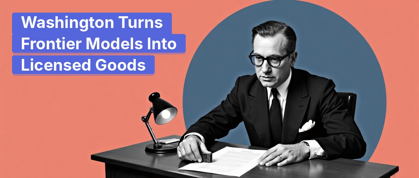 Vintage bureaucrat stamping an official document at a wooden desk.