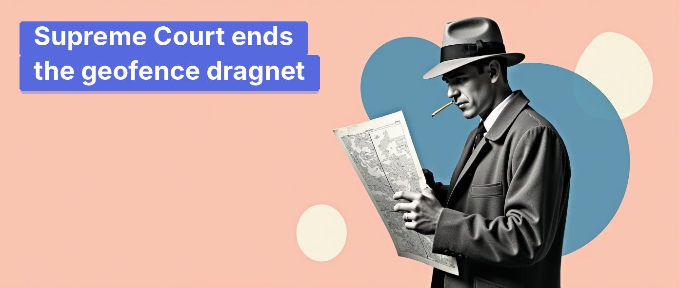 A vintage detective studies a city map with a pinpointed location.