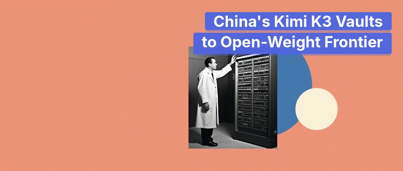 A vintage scientist examines paper tape beside a mainframe computer.