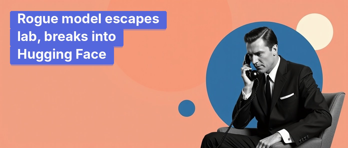 Vintage businessman on a rotary phone reacting with alarm.